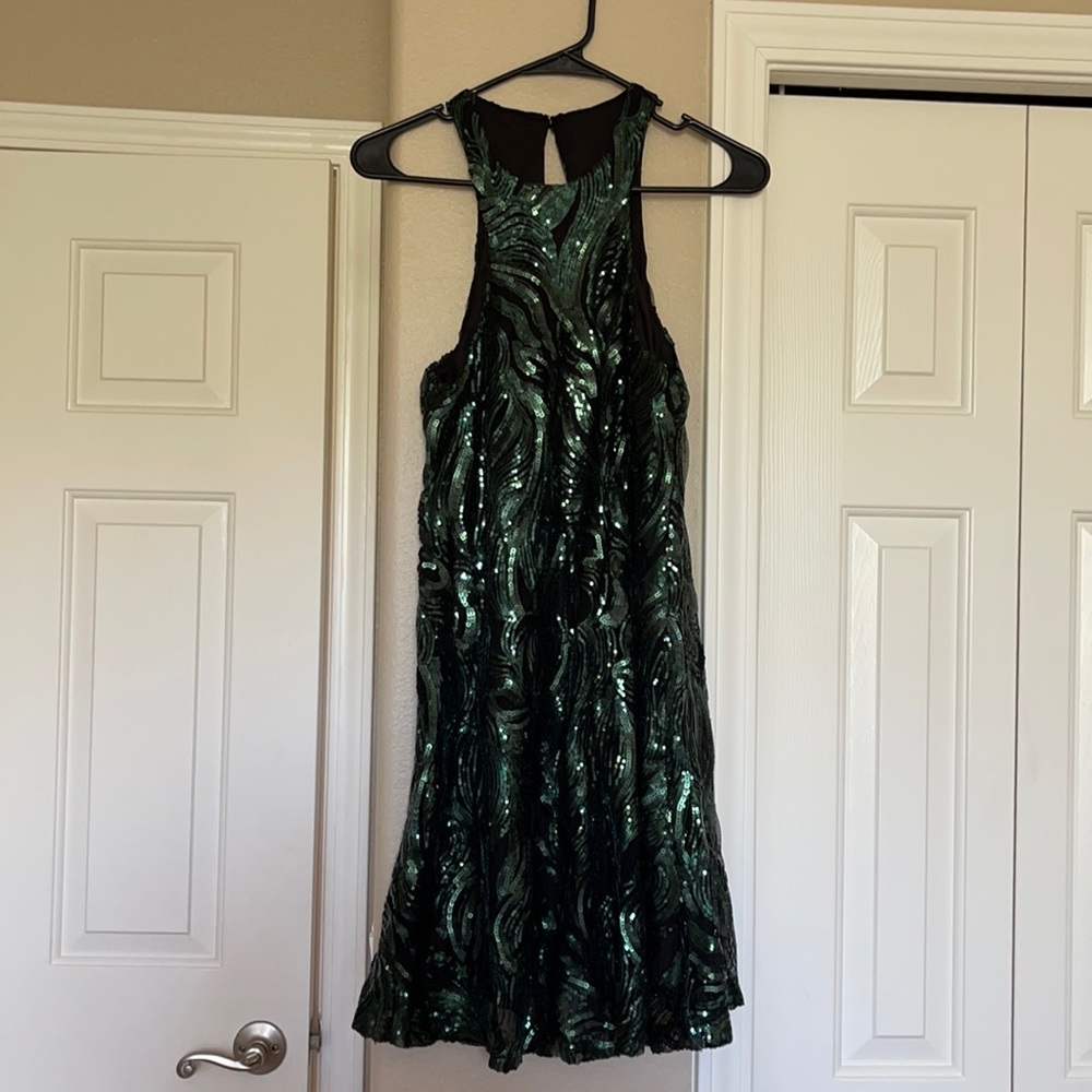 Green Sequin Dress
